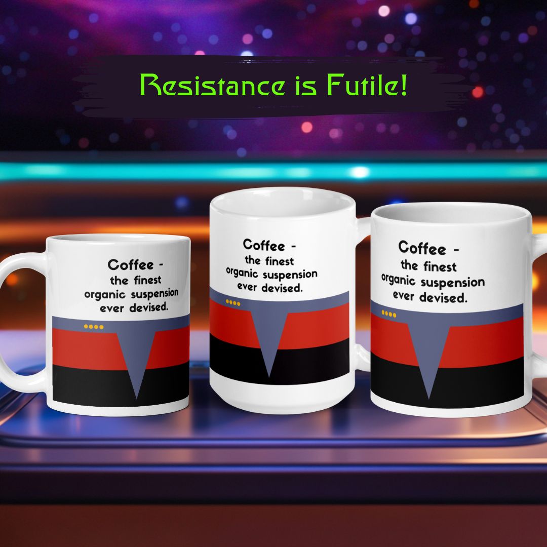 Janeway "Finest Organic Suspension" Coffee Mug - Star Trek: Voyager