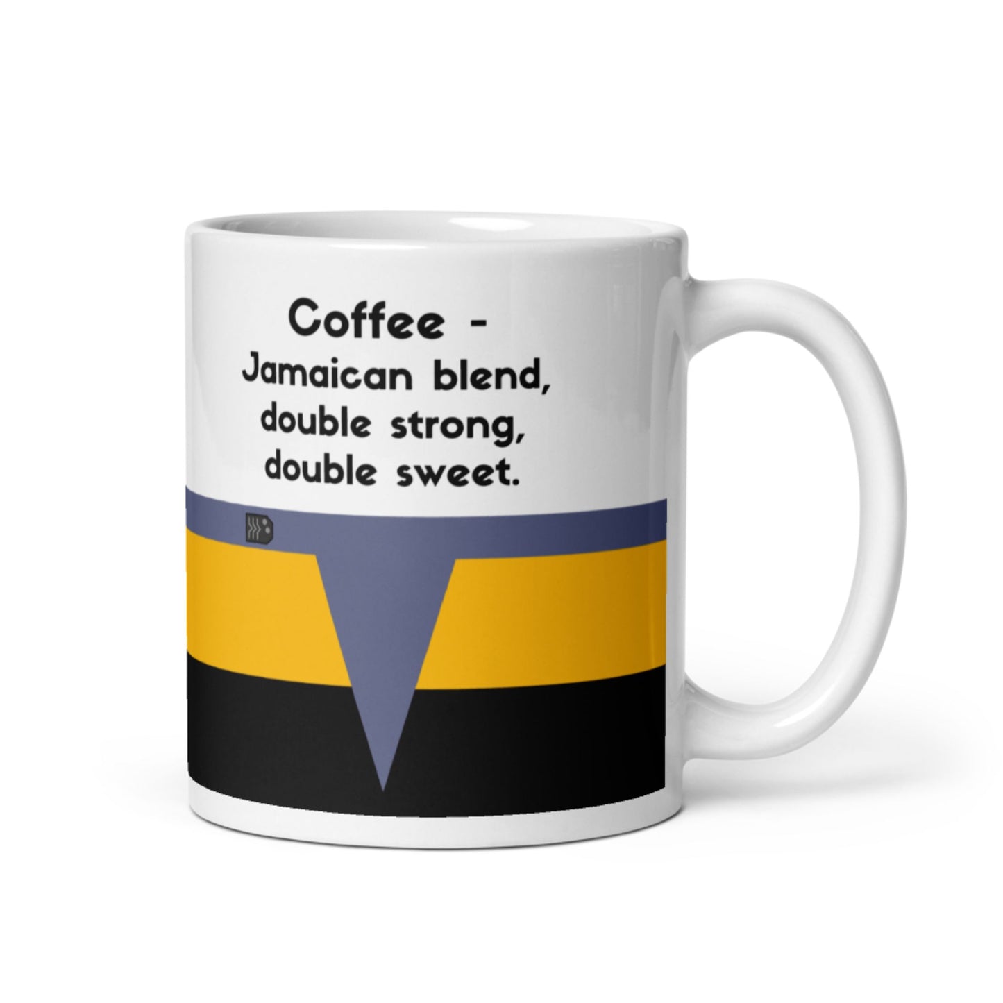 Starfleet Chief Engineer coffee mug, Miles O’Brien coffee order mug, yellow Operations Division stripe mug