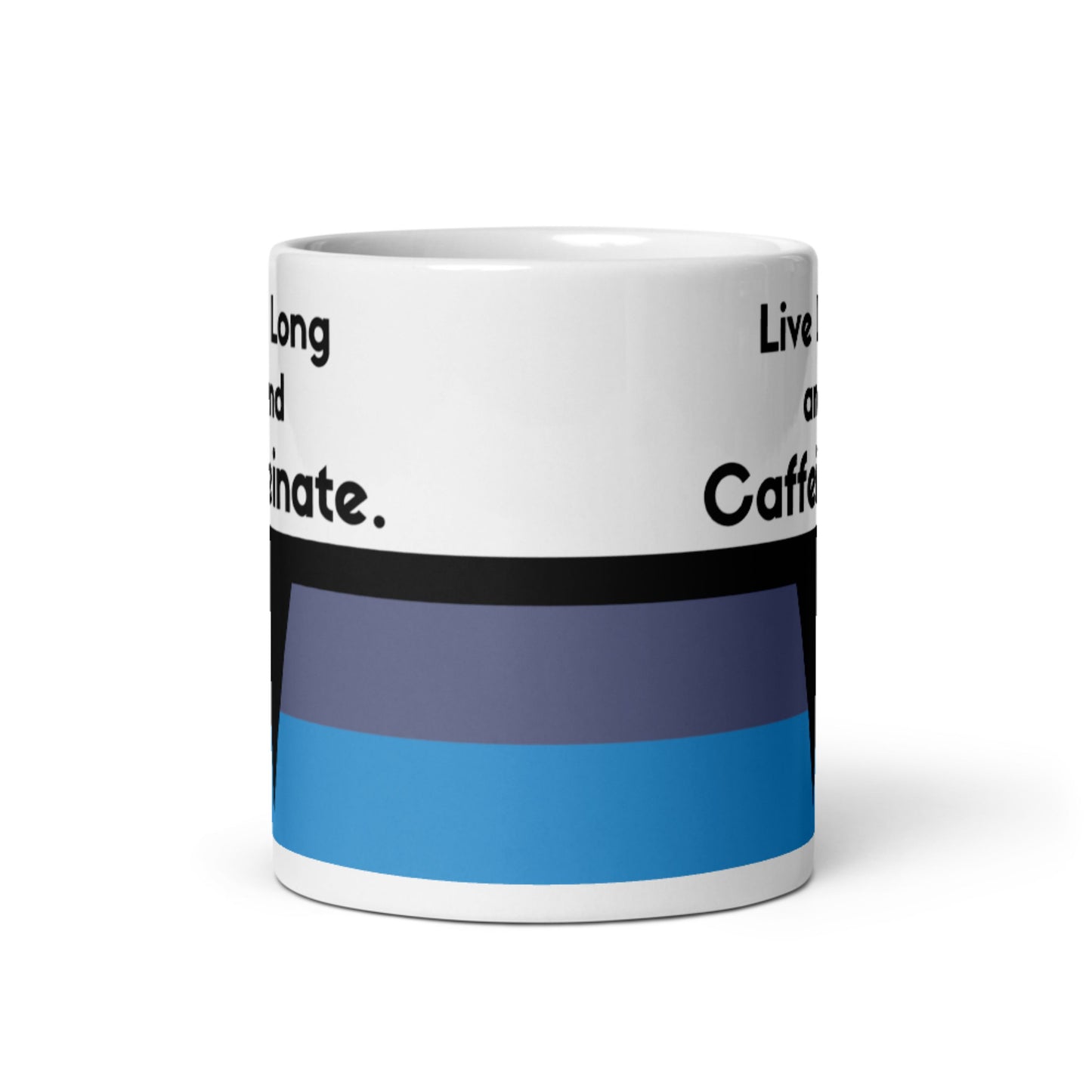 Vulcan coffee mug for logic and caffeine lovers, Spock Starfleet Science Division mug, Trekkie gift for Star Trek TOS fans. "Live Long and Prosper"