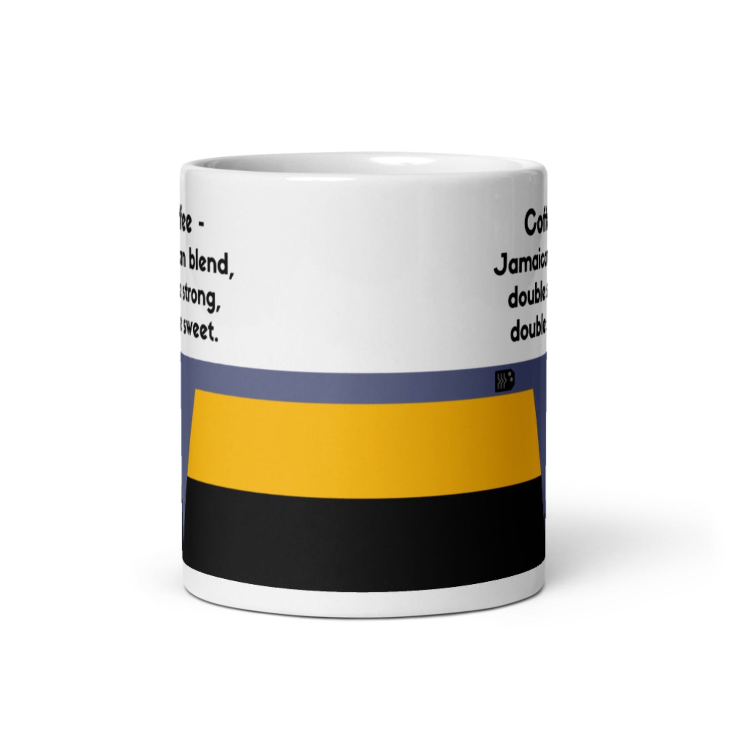 Starfleet Chief Engineer coffee mug, Miles O’Brien coffee order mug, yellow Operations Division stripe mug