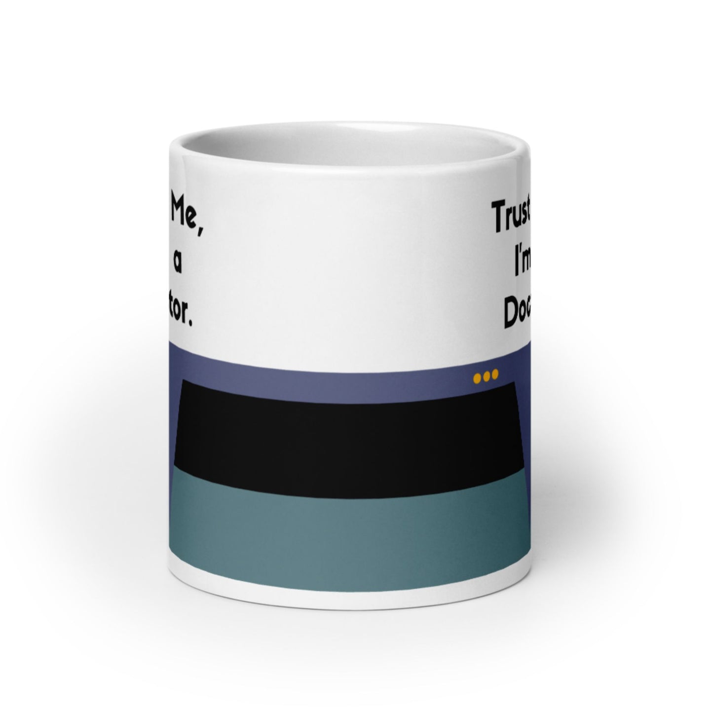 Dr. Crusher Starfleet coffee mug, TNG Chief Medical Officer mug, Trekkie gift for Star Trek fans