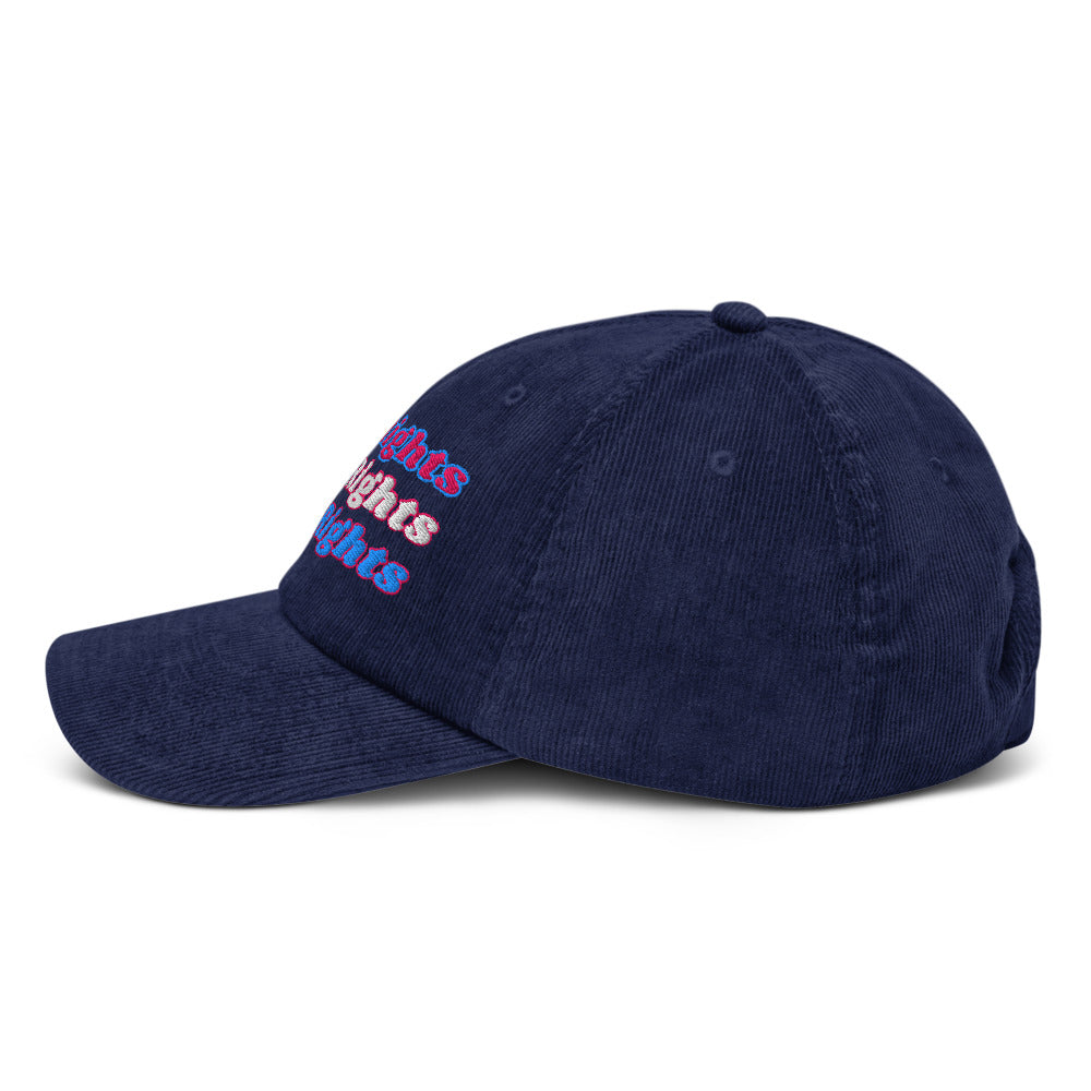 Embroidered hat showing support for Trans rights