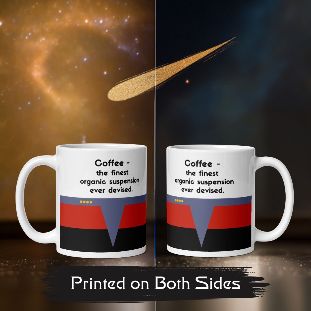 Janeway "Finest Organic Suspension" Coffee Mug - Star Trek: Voyager