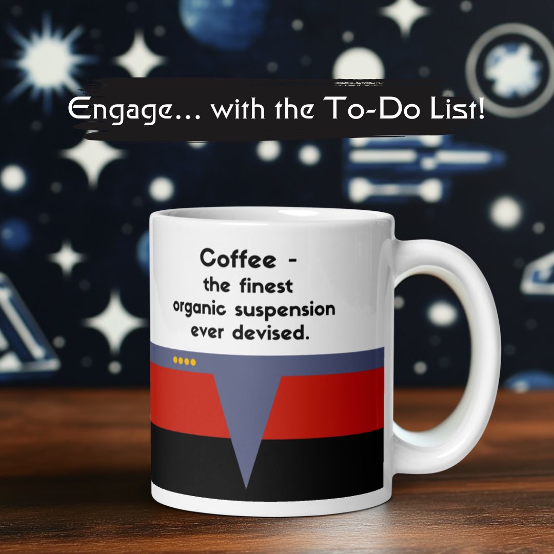 Janeway "Finest Organic Suspension" Coffee Mug - Star Trek: Voyager
