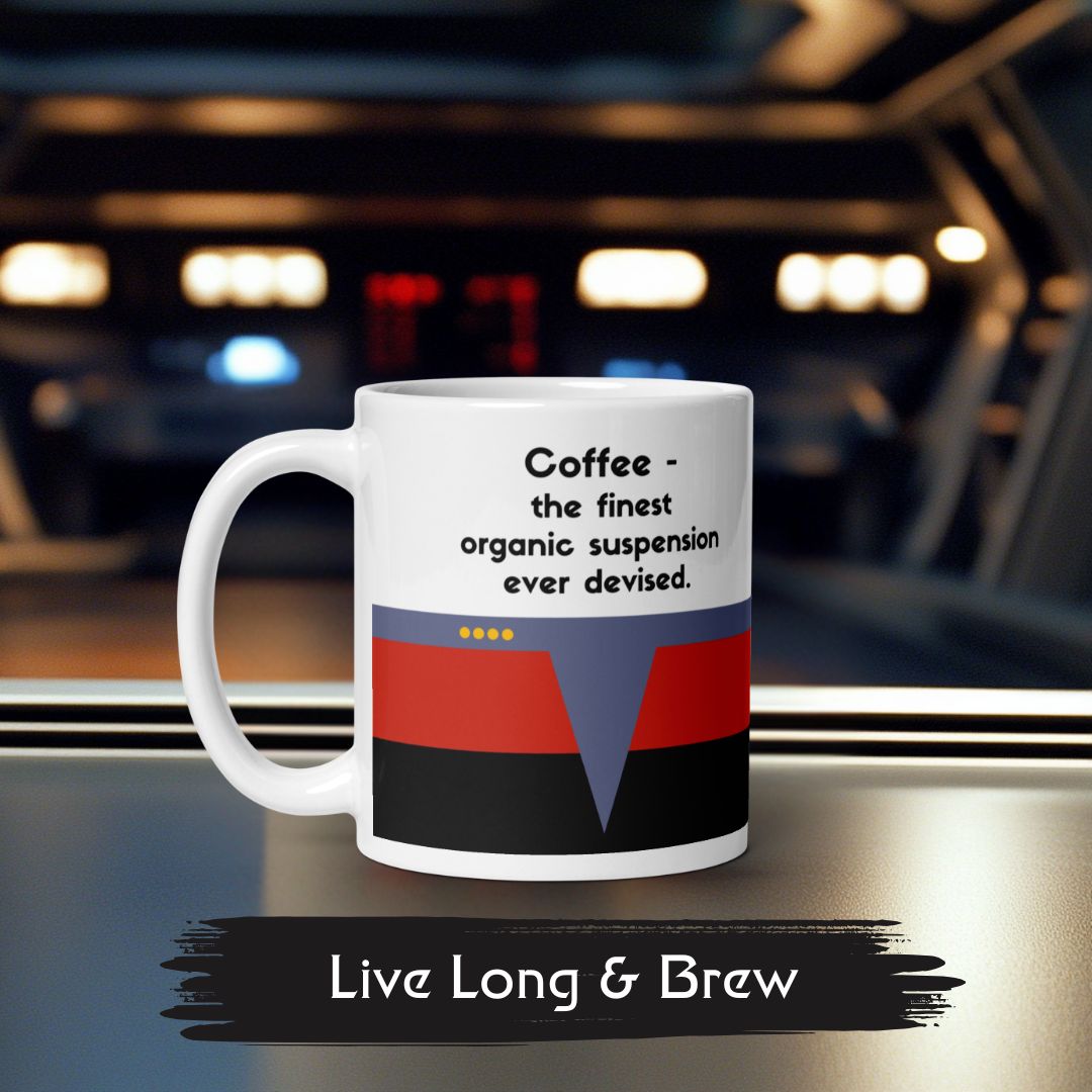 Janeway "Finest Organic Suspension" Coffee Mug - Star Trek: Voyager