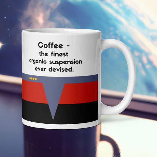 Janeway "Finest Organic Suspension" Coffee Mug - Star Trek: Voyager