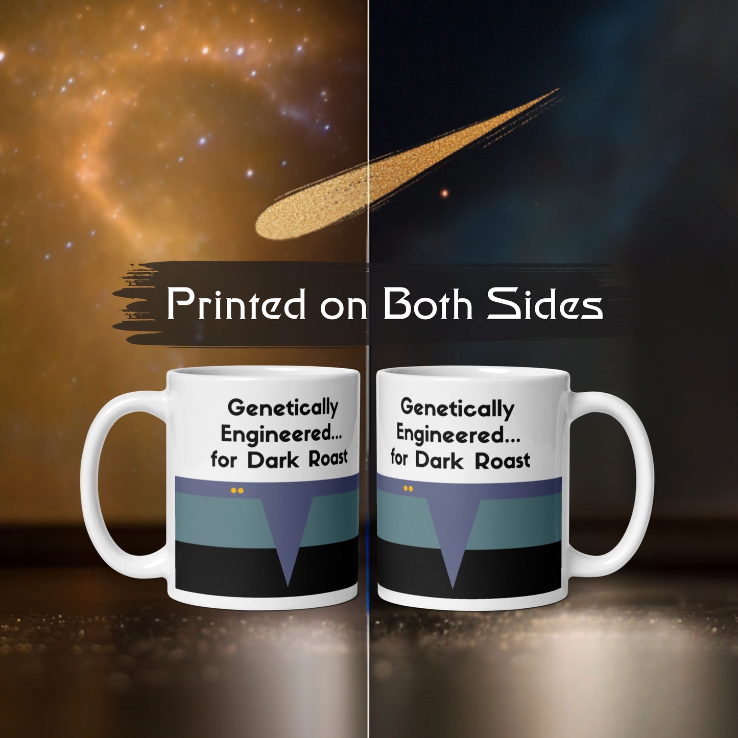 Dr. Bashir-inspired coffee mug for Trekkies, DS9 Lieutenant Science Division coffee mug, Trekkie gift for coffee enthusiasts