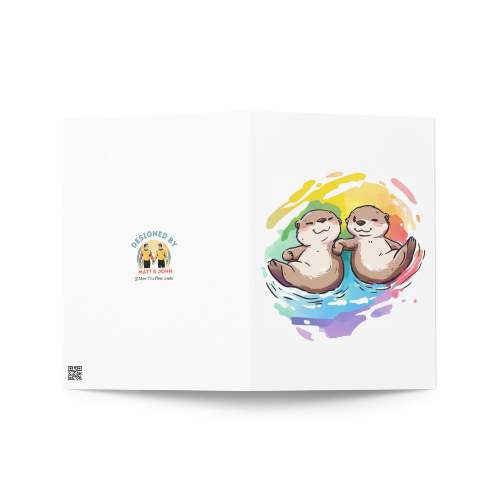 Pride celebration greeting card